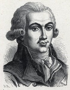 フランスの革命家、エリー・グアデ（1758-1794）の肖像。 作： Unknown artist