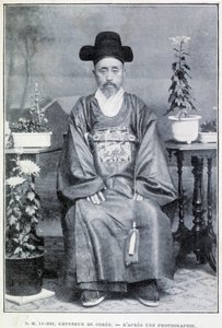 19世紀末のコアセン皇帝の肖像 李 熹 陛下。 作： Unknown artist