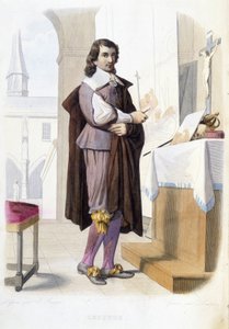 フランスの画家、Eustache Le Sueur（1616-1655）の工房でのポートレート（Mennechetによる「Le Plutarque francais」に掲載）。