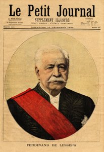フェルディナンド・ドゥ・レセップス（1805-1894）は「偉大なるフランス人」と呼ばれ、地中海のポートサイドと紅海のスエズ（エジプト）を結ぶスエズ運河や、パナマを結ぶパナマ運河を推進した外交官・実業家です。 作： Unknown artist