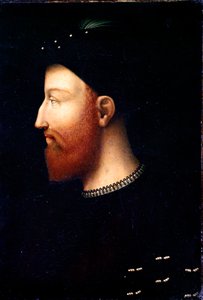 ペスカーラ侯爵フェランテ・ダヴァロス（1490-1525）の肖像、彼はパヴィアの戦いで勝利した 匿名のアーティストの絵画。16世紀ヴェネツィア、コレール美術館 作： Unknown artist