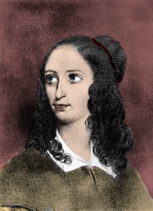 フランスの政治家、フローラ・トリスタン（1803-1844）の肖像。 作： Unknown artist