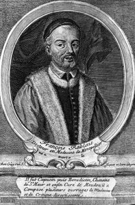 フランスの作家、フランソワ・ラブレー（1495〜1553）の肖像。 作： Unknown artist
