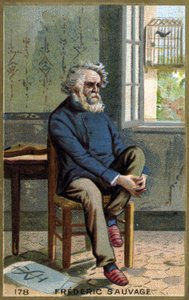 フランスの発明家、フレデリック・ソバージュ（1786-1857）の肖像。 作： Unknown artist