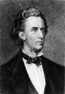 ポーランドの作曲家、フレデリック・ショパン（1810〜1849）の肖像。