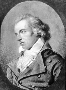 フリードリッヒ・フォン・シラー（1759-1805）の肖像。19世紀