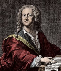 ドイツの作曲家、ゲオルク・フィリップ・テレマン（1681〜1767）の肖像
