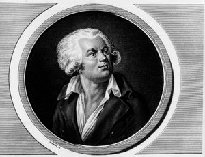 従来の弁護士ジョルジュ・ジャック・ダントン（1759-1794）の肖像。フランス革命の歴史的絵画全集（全3巻）」に掲載されているエングレーヴィング。1804. 作： Unknown artist