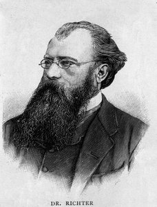 ドイツ人指揮者ハンス・リヒター（1843〜1916）の肖像。 作： Unknown artist
