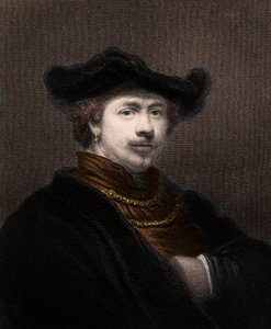 ハーメンスゾーン・ファン・レインの肖像 レンブラント（1606-1669）、オランダの画家 - Harmenszoon van Rijn Rembrandt 1606-1669 - 彫刻 - 19世紀