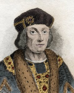 イングランド王、ヘンリー7世（1457-1509）の肖像。 作： Unknown artist