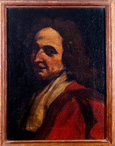 イタリア人歌手ステファノ・ランディ（1587-1639）の肖像 無名の絵画。18世紀ボローニャ、Civico museo Museo Museo Bibliografico