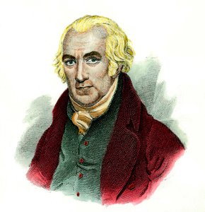 ジェームズ・ワット（1736-1819） スコットランドのエンジニアの肖像。 作： Unknown artist
