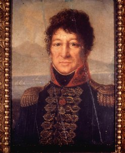 ヨアヒム・ムラット（1767 - 1815）の肖像。19世紀初頭の匿名の絵画。ローマのナポレオニコ博物館 作： Unknown artist
