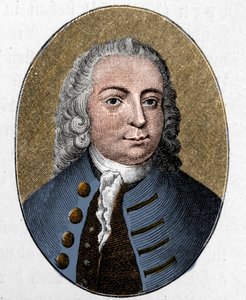 ヨハン・クリスチャン・グンターの肖像。ドイツの詩人(1695 - 1723)。エングレーヴィング。 作： Unknown artist