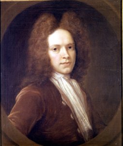 ジョン・クリストファー・ペプシュ（1667～1752）の肖像（イギリスの作曲家）。 作： Unknown artist