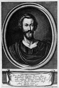 ジョン・ドンネ（1572-1631）の肖像 イギリスの詩人。 作： Unknown artist
