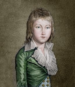 フランス王太子LOUIS XVII（1785-1795）の肖像 リトグラフ 作： Unknown artist