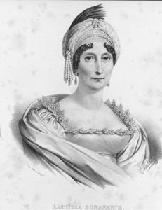 ナポレオン1世の母、レティシア・ボナパルト（レティツィア・マリア・ラモリーノ）（1750-1836）の肖像 19世紀の版画 作： Unknown artist