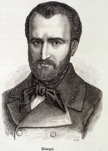 ルイ・オーギュスト（Louis-Auguste）ブランキ（1805-1881）の肖像 フランスの社会主義者、革命理論家 作： Unknown artist