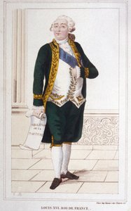 ルイ16世（1754-1793）の肖像 1830年のエングレーヴィング 作： Unknown artist