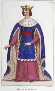 フランス王ルイ10世（1289年～1316年）の肖像 1830年の彫刻作品 作： Unknown artist