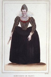 マーガレット・オブ・ヴァロワ（マーゴット王妃）の肖像（1553年～1615年） ナバラ王妃、アンリ4世の最初の妻。