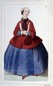 フランスの文学者、マルグリット・ド・リュッサン（1682-1758）の肖像。 作： Unknown artist