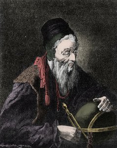 ノストラダムスの肖像、ミシェル・ド・ノートルダム（1503-1566） フランスの占星術師、医師 - 19世紀のエングレービング