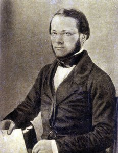 1852年のパスツールの肖像。 作： Unknown artist