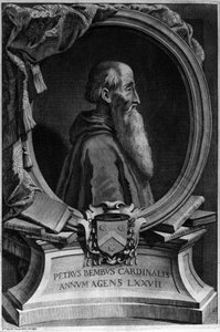 イタリアの枢機卿で人文主義者であったピエトロ・ベンボ（1470 - 1547）の肖像。 作： Unknown artist