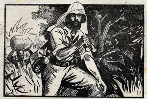 Pietro Paolo Savorgnan di BrazzaまたはPierre Paul Francois Camille Savorgnan de Brazza（1852-1905）は、イタリア系フランス人の探検家で、コンゴ川の右岸を探検し、赤道直下のアフリカにおけるフランスの植民地化への道を切り開いた人物である。 作： Unknown artist