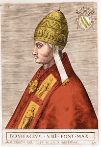 教皇ボニファティウス8世の肖像（Benedetto Caetani dit Boniface VIII 作： Unknown artist