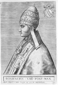 教皇ボニファティウス8世の肖像（Benedetto Caetani dit Boniface VIII 作： Unknown artist