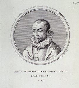 Scipione Cerretoの肖像（彫刻 作： Unknown artist