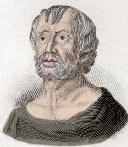 ストア派の哲学者であり、劇作家であり、ローマの政治家であるセネカ（Lucius Annaeus Seneca、紀元前4年～紀元後65年、JC）の肖像。 作： Unknown artist
