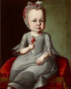 ソフィア・エリザベス・フォン・ブルケンタール（1749-1753）の肖像 作： Unknown artist