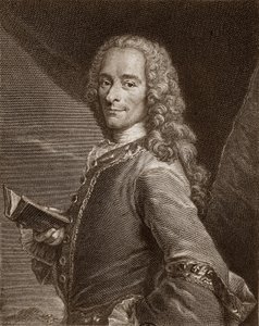 ヴォルテール（1694-1778）の肖像。 作： Unknown artist