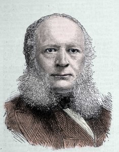 ヴェルナー・フォン・シーメンス（1816-1892）の肖像。 作： Unknown artist