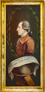 ウィリアム・ハーシェルの肖像、天文台「ジュゼッペ・ピアッツィ」、ピサーナ塔 作： Unknown artist