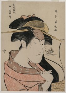 俳優中山富三郎の女像 作： Unknown artist