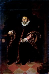ジェネスのドージェの肖像 Prospero Centurione Fattinanti (ca. 1510-1581) 無名の絵画 16世紀 Sun.206x136 cm Chiavari, Palazzo Rocca, collezione Torriglia 作： Unknown artist