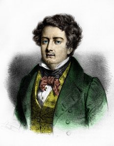 フランスのテノール歌手Adolphe Nourrit（1802-1839）の肖像。