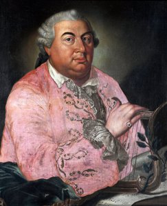 イタリアの作曲家ニッコロ・ヨンメリ（1714〜1774）の肖像 無名の絵画。1760年頃 ボローニャ市民図書館音楽博物館（Museo Civico Biblioteca Musicale 作： Unknown artist