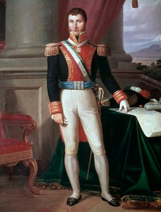 メキシコ皇帝アグスティン・イトゥルビデ（1783-1824）の肖像 無名の絵画 1821年頃 メキシコ国立歴史博物館 シャトー・デ・シャプルテペック