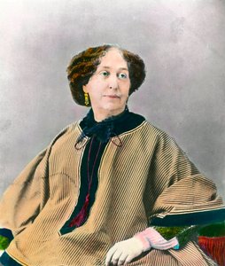 作家ジョルジュ・サンド（1804-1876）の肖像 アローレ・デュパン、バロネス・デュドヴァン