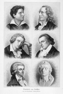 フリードリヒ・フォン・シラー（1759～1805）のポートレート。