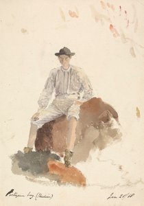ポルトガルの少年 (マデイラ) 1868 年 1 月 25 日 作： Unknown artist