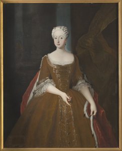 Princes Frederique Louise de Prusse - プリンセス・フリーデリケ・ルイーズ・オブ・プロイセン（1714-1784）（ブランデンブルク＝アンスバッハ侯爵夫人）の肖像、匿名 .油彩・キャンバス 作： Unknown artist