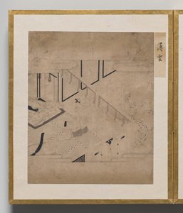 源氏物語絵帖 雲棚 作： Unknown artist